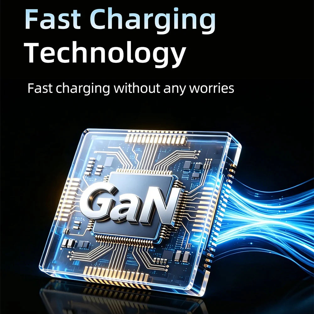 WLX-G2 140W Fast Charger USB-A + USB-C 10 Ports GaN Desktop Charging Station with 1.47 Inch Display - US Plug - 6