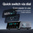 WLX-60G 140W GaN Charger 5 in 1 Smart Display Desktop Fast Charging Station - US Plug - 6