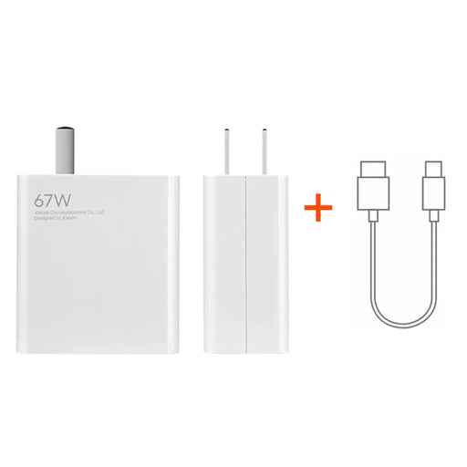 XIAOMI MDY-12-ES 67W Wall Charger with Type-C Charging Cable Travel Charger Set - 1