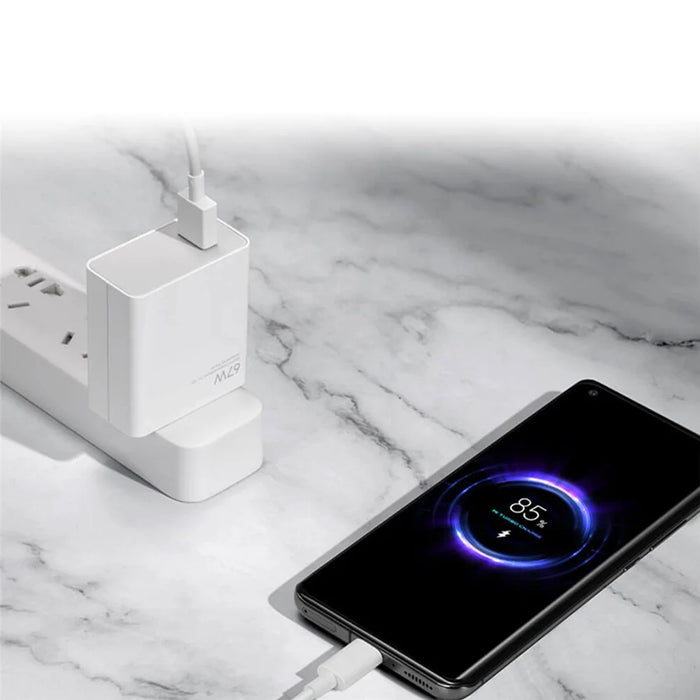 XIAOMI MDY-12-ES 67W Wall Charger with Type-C Charging Cable Travel Charger Set - 3