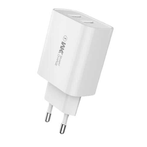 WEKOME WP-U51 2.1A Fast Charging Dual USB Port Wall Charger Travel Charger (EU Plug) - 1