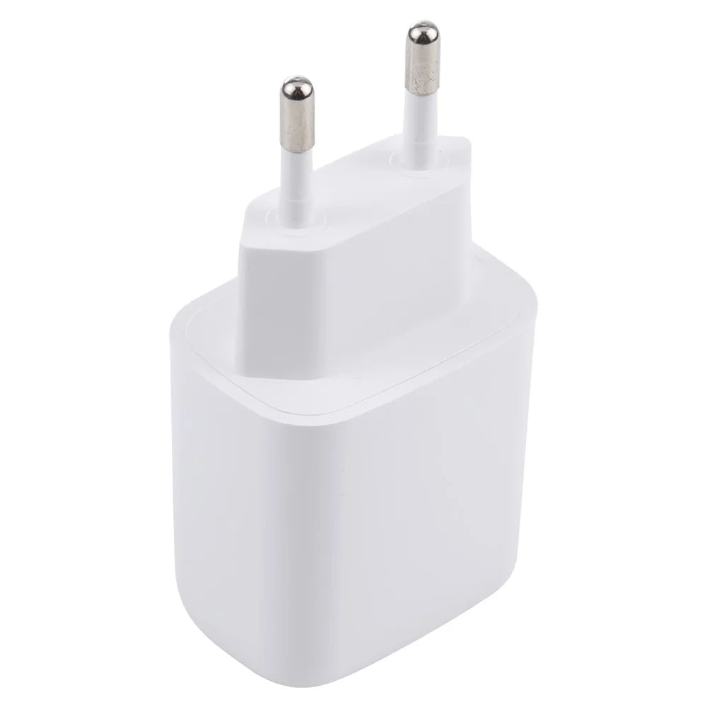 LZ-215A+C 20W QC3.0 USB + PD3.0 Type-C Dual Ports Fast Charging Travel Charger Power Adapter - EU Plug - 4