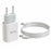 IVON AD-33 2.1A Mobile Phone USB Charger Travel Power Adapter Plug + 1m Micro USB Data Cable - EU Plug - 1
