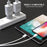 IVON AD-33 2.1A USB Charger Portable Travel Wall Adapter + 1m Type-C Data Cable - EU Plug - 3