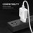 IVON AD-35 3A High Current Fast Charger Travel Power Adapter QC3.0 USB Wall Charger + 1m Micro USB Data Cable - EU Plug - 4