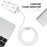 IVON AD-35 3A Fast Charging Travel Power Adapter QC3.0 USB Wall Charger + 1m Type-C Data Cable - EU Plug - 4