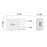 IVON AD-35 3A Fast Charging Travel Power Adapter QC3.0 USB Wall Charger + 1m Type-C Data Cable - EU Plug - 6