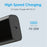 NORTHJO NOPD200601EU PD 20W USB C Single Port Fast Charger Wall Adapter - EU Plug/Black - 4