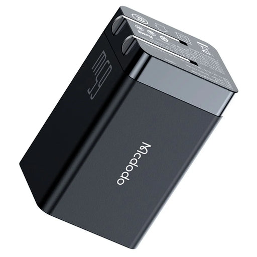 MCDODO MDD 65W GaN5 Mini Fast Charger USB + Dual Type-C Travel Power Adapter - US Plug - 2