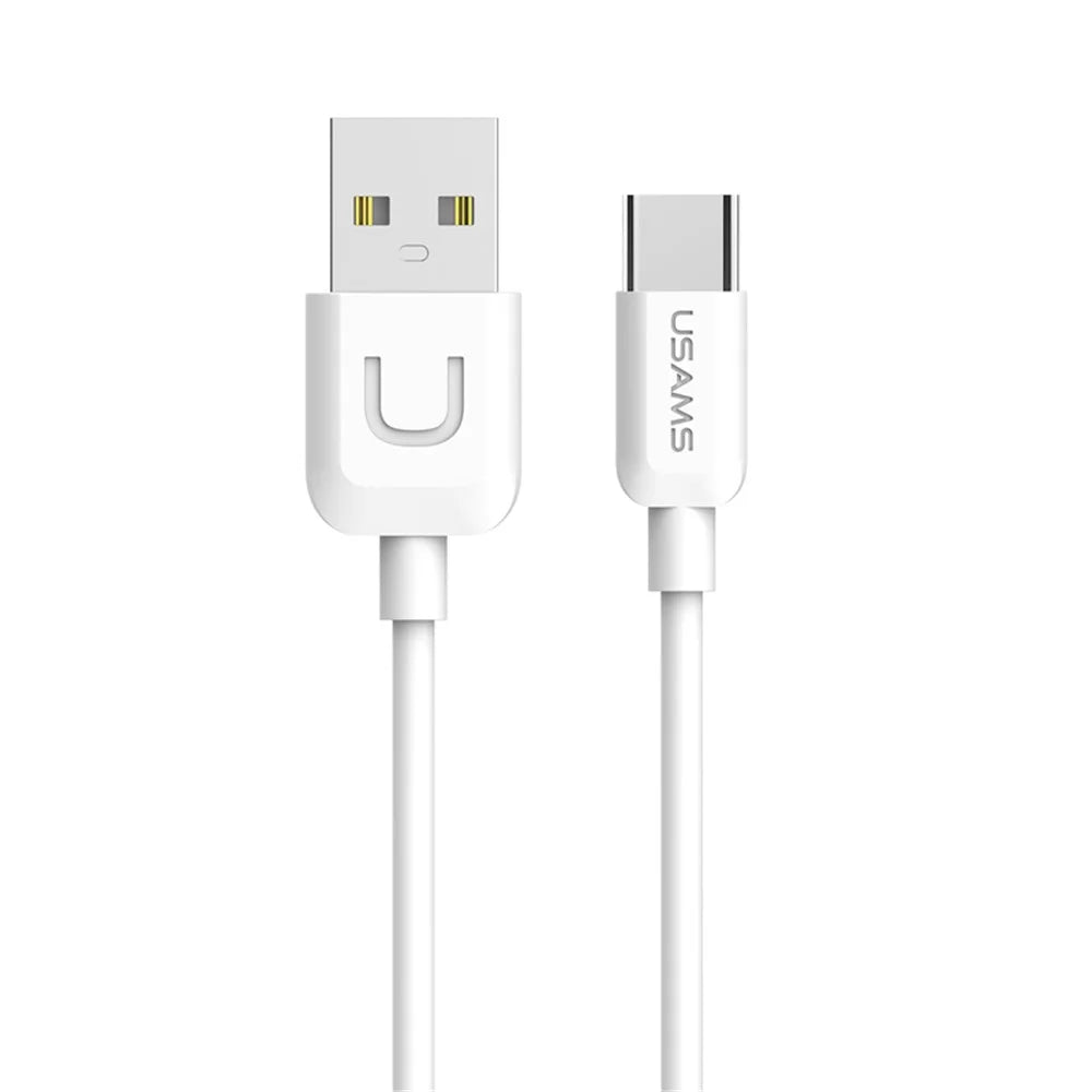 USAMS T21 Fast Charger Adapter Portable Wall Charger Block Mini Travel Charger Set with Type-C Cable for Samsung, Huawei (US Plug) - 3