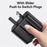 USAMS US-CC173 T55 12W Dual USB Universal Travel Charger US / AU / EU / UK Plug Converter - 2