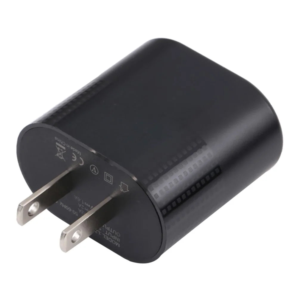 LZ-2117 18W QC3.0 3.1A USB Single Port Wall Charger Phone Tablet Fast Charging Adapter - Black / US Plug - 4