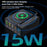 868H 6-in-1 160W Phone Charger PD+QC3.0 Multifunctional Desk 15W Wireless Charger with 2USB, 3Type-C - US Plug - 5