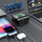 868H 6-in-1 160W Phone Charger PD+QC3.0 Multifunctional Desk 15W Wireless Charger with 2USB, 3Type-C - US Plug - 7