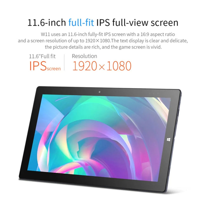 CENAVA W11 11.6-inch Tablet 8GB+128GB Intel N4120 Win10 Quad Core Dual Camera Tablet - Blue - 5