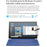 CENAVA W11 11.6-inch Tablet 8GB+128GB Intel N4120 Win10 Quad Core Dual Camera Tablet - Blue - 6