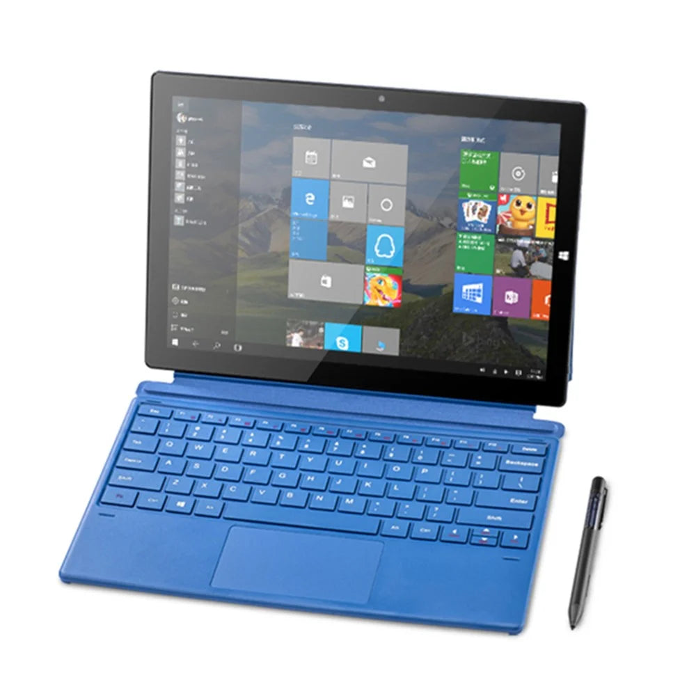 CENAVA W12 12.3-inch Tablet 8GB+256GB Qualcomm 850 Win10 Dual Camera Tablet with Folding Bracket - Blue - 1