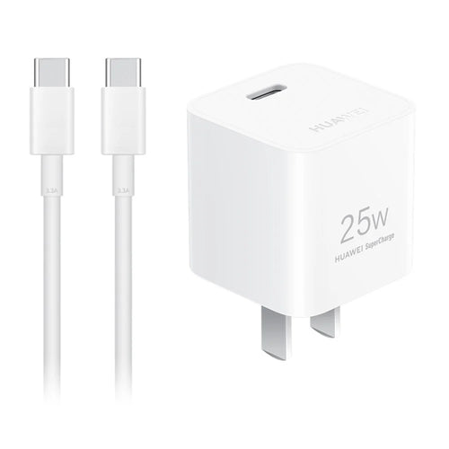 HUAWEI P0011 Mini Super Fast Charger (Max 25W) USB-C Portable Charger Adapter with Type-C to Type-C Cable (CN Plug) - 1