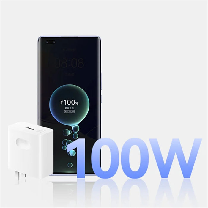 HUAWEI Super Fast Charger 100W Max Cell Phone Wall Charger Block with USB A to USB Type-C Cable (CN Plug) - 3