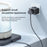 MCDODO CP-412 2.1A Universal Travel Charger Adapter 2-in-1 Wall Charger + Socket with Dual USB Port (Black) - 6