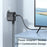 MCDODO CP-4290 PD 33W Travel Charger Adapter with 2 USB-A, Type-C, 2-in-1 Universal Wall Charger + Socket (Black) - 4