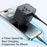 MCDODO CP-4290 PD 33W Travel Charger Adapter with 2 USB-A, Type-C, 2-in-1 Universal Wall Charger + Socket (Black) - 6