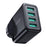 JOYROOM TCN01 UK Plug 4.8A 4 USB Charger Wall Charging Adapter for Tablet Mobile Phone - 1