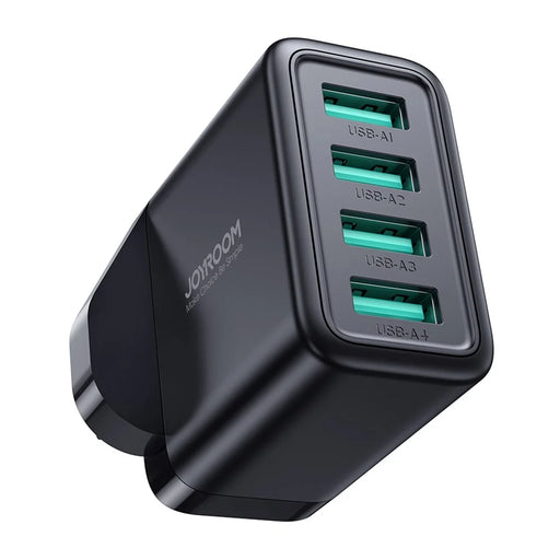 JOYROOM TCN01 UK Plug 4.8A 4 USB Charger Wall Charging Adapter for Tablet Mobile Phone - 1