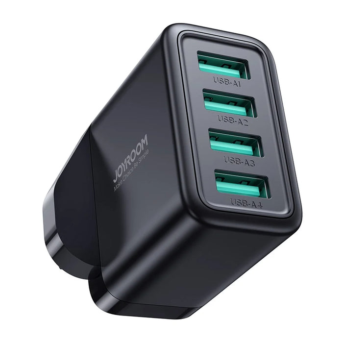 JOYROOM TCN01 UK Plug 4.8A 4 USB Charger Wall Charging Adapter for Tablet Mobile Phone - 1
