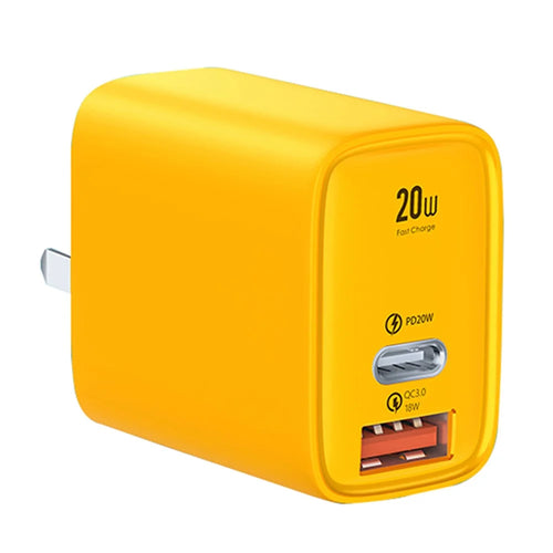 XUNDD XDCH-052 PD 20W Type-C + QC 3.0 USB Fast Charger Mini Wall Charging Block - CN Plug - 1