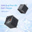 MCDODO CH-413 Dichromatic Series Charging Block 33W USB-A + Type-C Dual Port PD GaN Charger - Black - 2