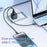 MCDODO CH-413 Dichromatic Series Charging Block 33W USB-A + Type-C Dual Port PD GaN Charger - Black - 4