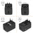 Universal Travel Adapter AU / UK / US / EU Plug Converter with 2.1A Dual USB Ports - 2