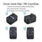 Universal Travel Adapter AU / UK / US / EU Plug Converter with 2.1A Dual USB Ports - 5