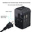 Universal Travel Adapter AU / UK / US / EU Plug Converter with 2.1A Dual USB Ports - 7