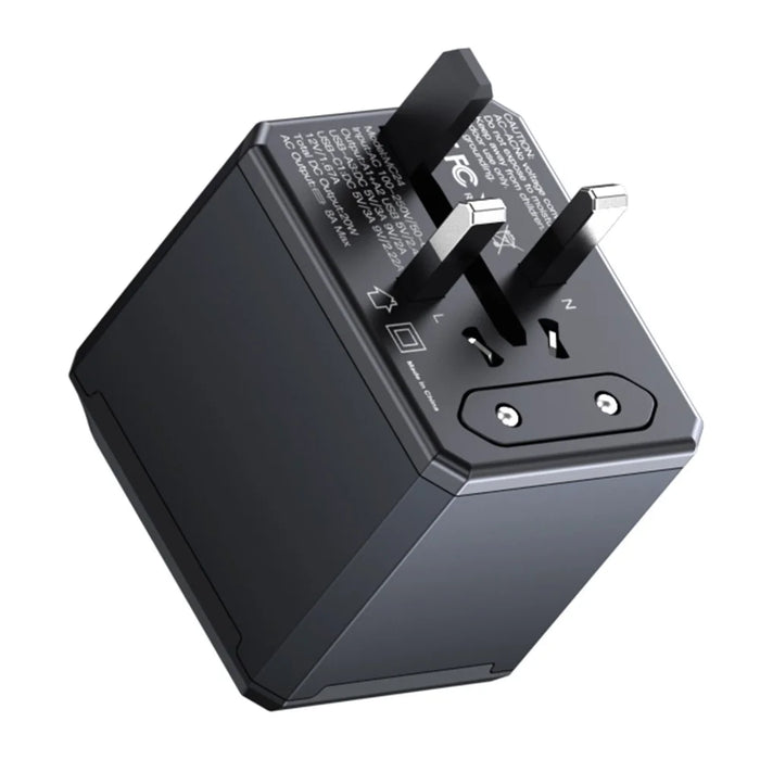 YESIDO MC24 20W Universal Adapter Socket Travel Wall Charger Multifunction Type-C+3USB-A Power Charger Converter - 3