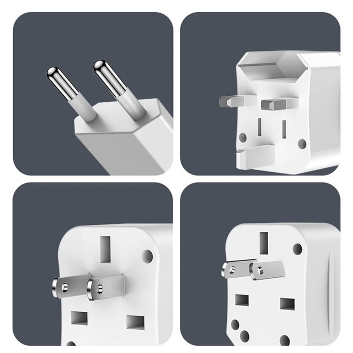 YESIDO MC25 750W Universal Power Adapter Multifunction Wall Charger Block Kit with Storage Case - 3