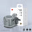 XUNDD XDCH-061 3-in-1 Magnetic Wireless Charger Folding Cell Phone Charging Stand for Headset, iWatch - Grey - 4
