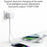 USAMS US-CC205 PD 35W GaN Fast Charger Dual USB-C Port Power Adapter with Magnetic Retractable Type-C Cable - White / CN Standard Plug - 4