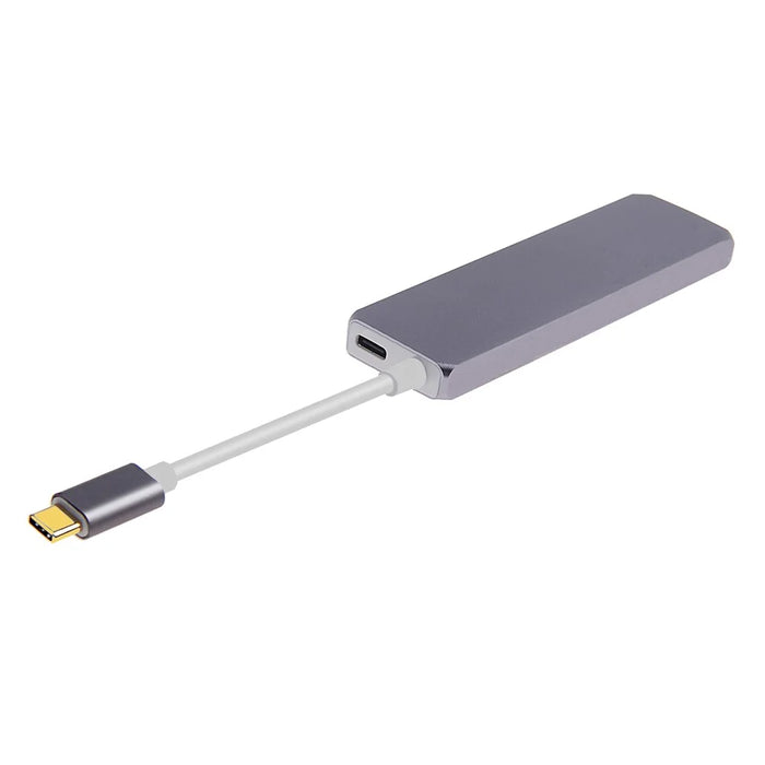 Type-C to USB3.0x3 + USB3.1(PD) + SD + Micro SD Converter Adapter - 3
