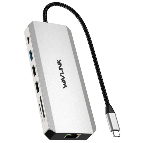 WAVLINK UMD306 USB-C Hub 12-In-1 Multi-Port Expansion Adapter RJ45 Ethernet Converter Support PD Charging - 1