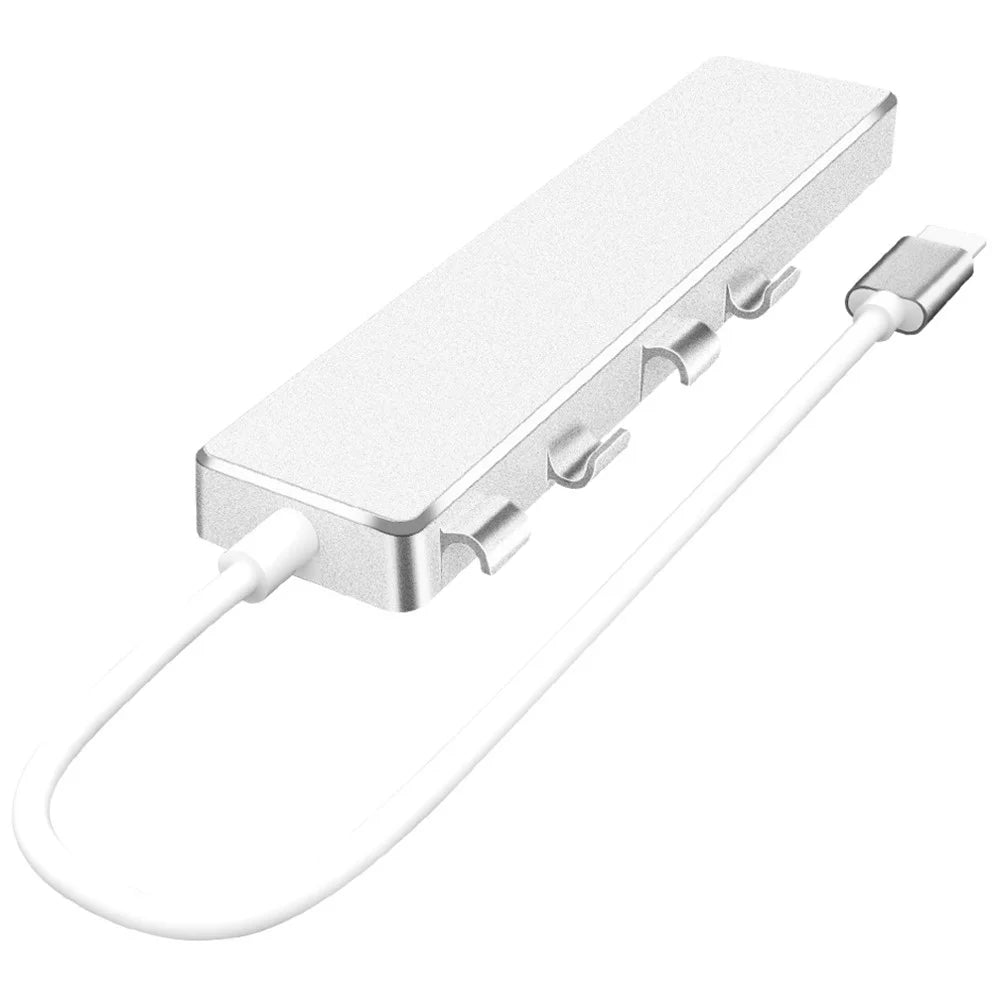 ADS-301C Type-C Hub USB Ports Expander to USB-C+USB 3.0+3xUSB 2.0 - Silver - 2
