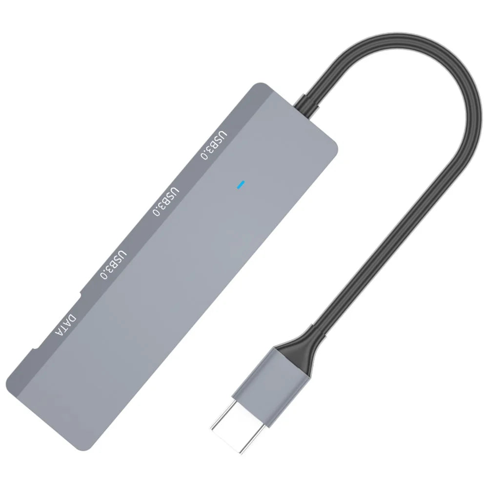 ADS-309C USB-C to Type-C + 3x USB 3.0 Splitter Hub Computer Docking Station with 13cm Cable - 3