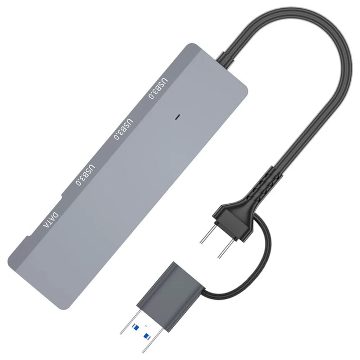 ADS-309D Type-C+USB Expansion Hub Adapter to 3xUSB 3.0+1xUSB-C 3.0 Data Port - 3