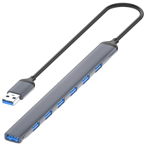 ADS-303A 7-Port USB Adapter Data Transmission USB 3.0 / 2.0 Hub Expansion Dock Station Converter - 1