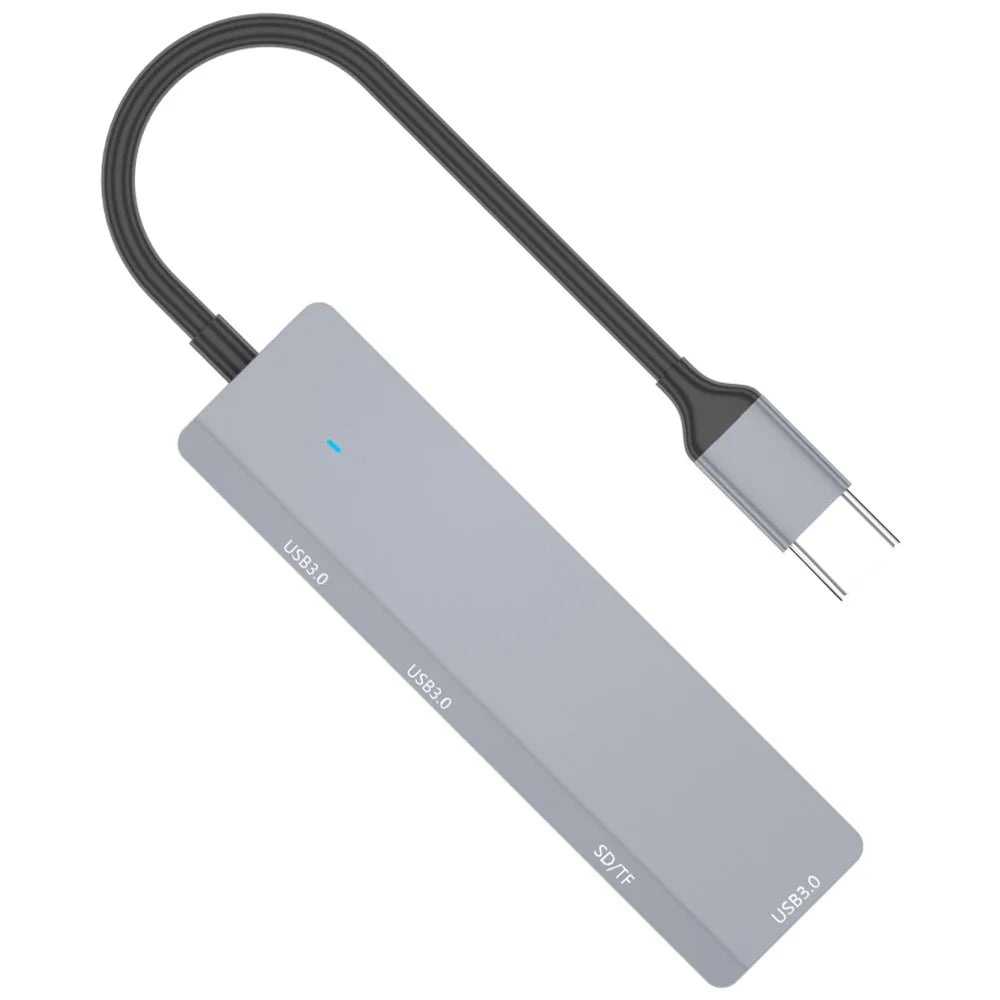 ADS-310C Type-C Hub Expansion Converter to 3xUSB 3.0+2xCard Reader Slots - 2