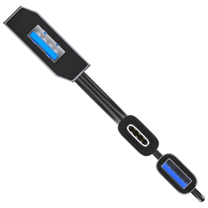 ADS-310D 2-in-1 Type-C + USB-A to 3x USB 3.0 Hub Splitter with SD / TF Card Slot - 3