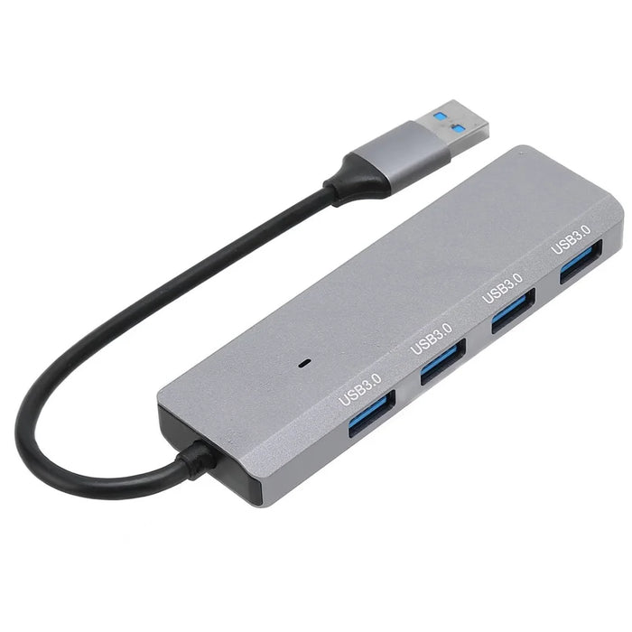 ADS-305A USB to 4 X USB3.0 Docking Station USB Hub Aluminum Alloy Adapter - 2