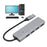 ADS-305A USB to 4 X USB3.0 Docking Station USB Hub Aluminum Alloy Adapter - 5