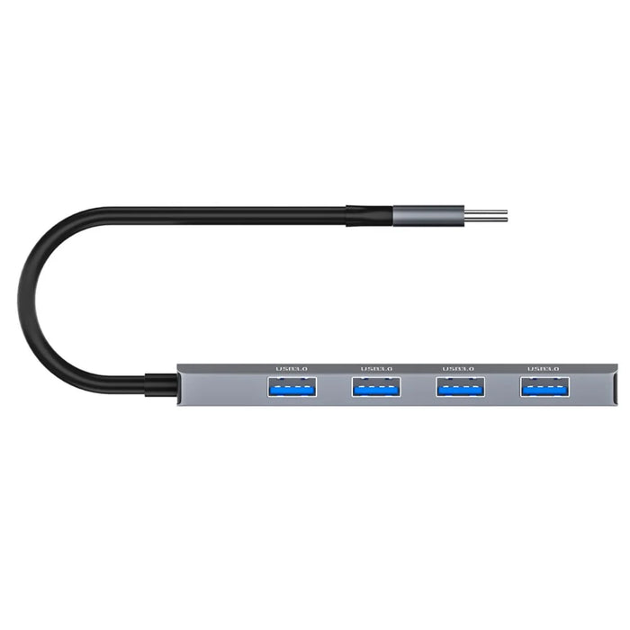 ADS-305C Type-C to 4 X USB3.0 USB Hub Splitter Aluminum Alloy Laptop Phone Adapter - 2